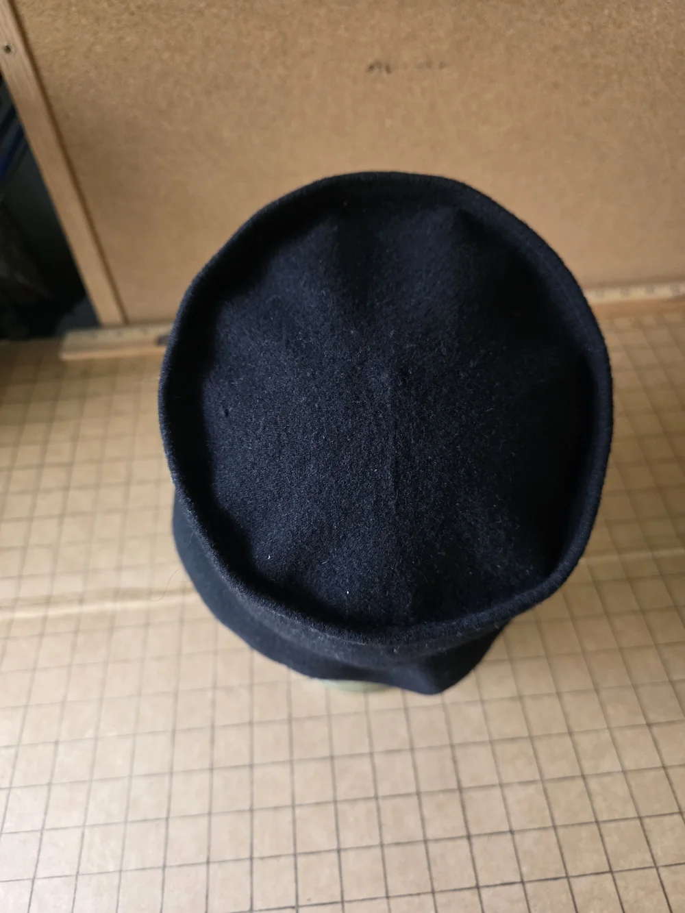 Kangol Y2K Trilby Wool Felt Hat Black Medium Made in Great Britain Bucket Hat